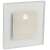 LED luminaire , side wall , motion sensor , staircase , directional , 0.8W , square , natural white , stainless steel 107320630