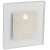 LED luminaire , side wall , motion sensor , staircase , directional , 0.8W , square , natural white , stainless steel 107320630