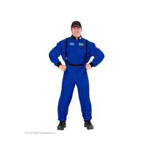 Férfi űrhajós jelmez, kék overál, XL méret - Widmann