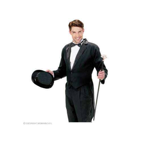 Fekete Frakk - Szatén Bélés - Férfi Jelmez - L 107321652