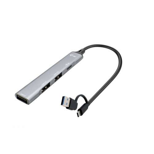 I-TEC USB-A/USB-C Metall-HUB 1 x USB-C 3.1+ 3 x USB 2.0