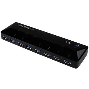 StarTech.com ST103008U2C 8 portos USB 3.2 Gen 1 hub, fekete - Startech