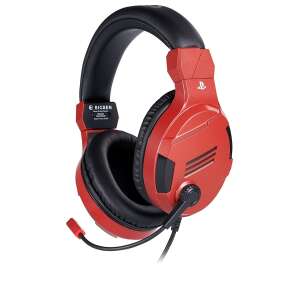 Bigben PS4 Gaming Headset V3 Red 3/4 View - Gaming