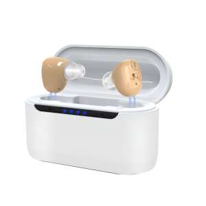 NeoHGS rechargeable hearing aids with charging case, 280 hours battery life - Hearing aid
