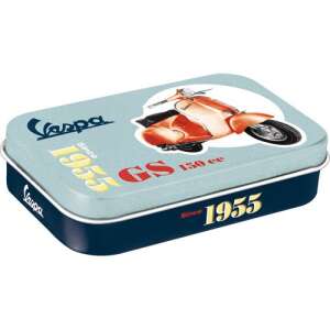 Vespa GS 150 since 1955 metal tin with peppermint dragees - Cukorka