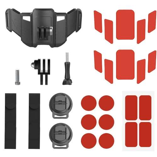 Suport pentru cască Surewo pentru camere de acțiune, compatibil cu GoPro Hero 13, DJI Action 5 Pro, Insta 360 X4, include mai multe accesorii de montare