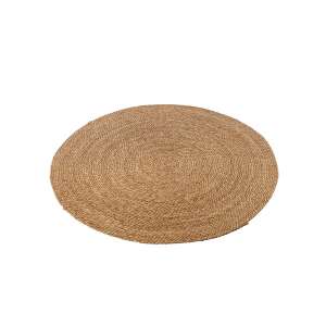 Okrúhly jutový koberec, priemer 100 cm, koberec z prírodných vlákien - Bytový textil