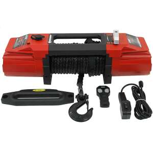 Електрическа лебедка Verke 6120kg 12V, тежкотоварна лебедка за ATV, UTV, камион - Лебедка