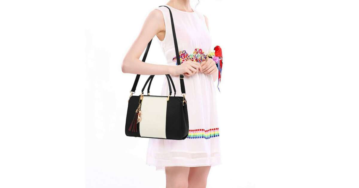 Dollcini, damska torba na ramię typu crossbody, modna i elegancka torebka, torba ze skóry PU, torba na co dzień, damska/podróżna/praca/codzienna, 27 x 19 x 14 cm, szara 107370862