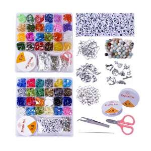 CsimpiStore- Üveggyöngy, kásagyöngy karkötő készítő készlet 35000 db-os 48 szín