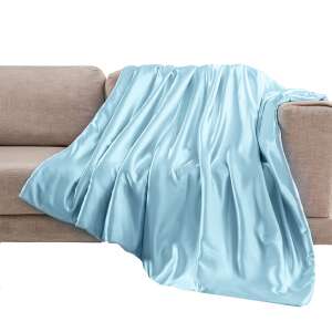 Dollcini cooling comforter, light and comfortable, perfect for summer nights, blue color - Duvet
