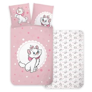 Disney Marie Katze Bettwäscheset, rosa Bettbezug und Kissenbezug - Bettwäsche - Jugend und Erwachsene