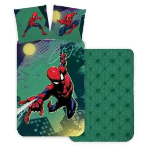 Set de lenjerie de pat Spiderman, verde, 140x200 cm, 70x90 cm, pentru copii, băieți, fete, lenjerie de pat, husă de plapumă, fața de pernă, bumbac, Set de lenjerie de pat Spiderman - Design interior