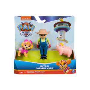 Zestaw figurek PAW Patrol Skye i Farmer Yumi, zawiera 3 figurki, Skye, Farmer Yumi i świnię - Spin Master