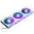 Phanteks D30-120 Fehér PC Ház Ventilátor - 3 darabos csomag D-RGB-vel
