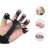 Adjustable hand grip strengthener, finger exercise tool, black