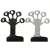 Adjustable hand grip strengthener, finger exercise tool, black and gray