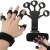 Adjustable hand grip strengthener, finger exercise tool, black and gray