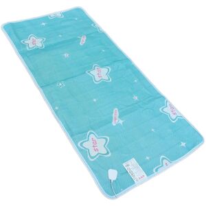 Kék elektromos melegítő takaró 150x70cm csillag mintával - Elektromos ágymelegítő