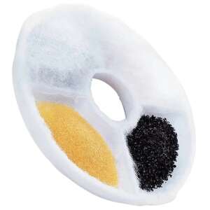 Háziállat szökőkút szűrőbetét, AG684D, háziállat ivóvíz szökőkutakhoz, aktívszénnel, gyantával és pamuttal, eltávolítja a szőrt, az üledéket és a szennyeződéseket, meghosszabbítja a szökőkút élettartamát, könnyen cserélhető, 2-4 hetente cserélje - Kiegészítők háziállat tartáshoz