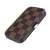 Brown checkered case for manicure and pedicure set