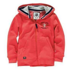 Rote Next Zip-Up-Kapuzenjacke mit Logo auf der Vorderseite, für Jungen, Größe 7 Jahre (122 cm) - Pullover für Kinder