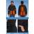 Dollcini heated jacket with 8 heating zones, detachable hood, adjustable elastic cuffs