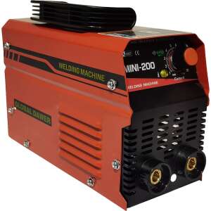 Global Dawer Mini 200 hegesztőgép, piros és fekete, IGBT inverter technológia - DDT
