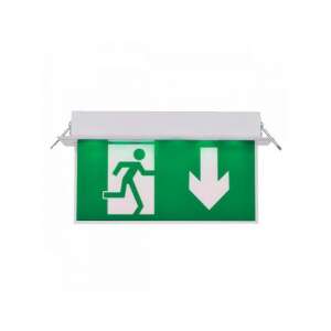 LED vészvilágító lámpatest , két oldalú , lefelé ábra , süllyesztett , mennyezeti szerelhetőség 107409209 - Elmark