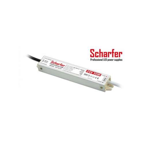 Scharfer 24V 30W IP67 Wasserdichtes LED-Netzteil für Außenbeleuchtung