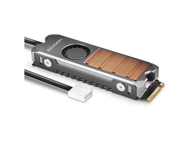 Axagon CLR-M2FAN Kühlkörper für M.2 SSD