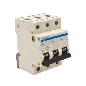 Tracon TDZ-3C-10 sorolható C-3P-10A kismegszakító 107409648 - Tracon