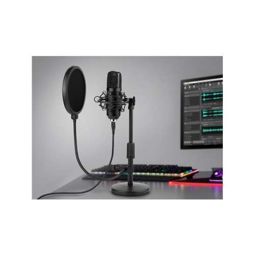 Tracer TRAMIC46788 Premium Pro USB kondenzátor mikrofon pop szűrővel és állvánnyal