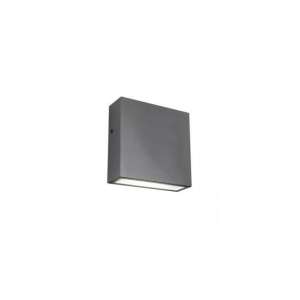 LED lámpatest , oldalfali , 1 irányú , 9W , természetes fehér , acél , kültéri , IP54 , LUTEC , GEMINI XF 107410395