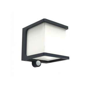 LUTEC DOBLO solarna lampa ścienna LED z czujnikiem ruchu, szara - Lutec Zewnętrzna lampa ścienna