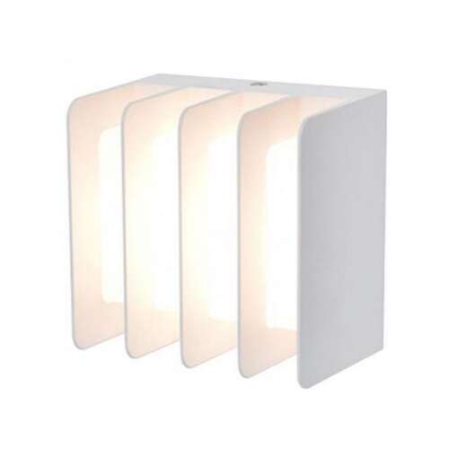 LED lámpatest , oldalfali , 14.5 W , meleg fehér , matt fehér , kültéri , IP54 , LUTEC , GRIDY 107410533