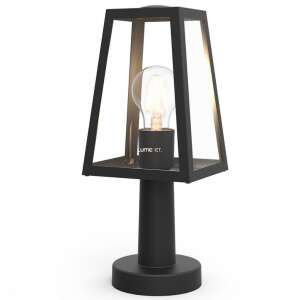 Prim-plan cu lampa de exterior LUTEC FIA, finisaj negru - Lămpi de podea