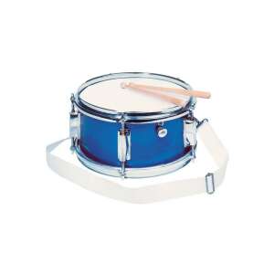 Goki fémdob hordozószíjjal és fa ütőkkel, kék színben - Goki