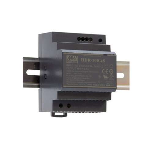 Mean Well HDR-100-12 12V 100W DIN sínre szerelhető tápegység