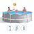 Intex Prism Frame Premium Pool mit Familie, Filterpumpe und Leiter