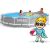 INTEX MetalPrism Set Pool D3,66m x 99cm (26716) 126420075