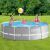 Intex Prism Frame Premium Metal frame pool 366x99cm with water rotator, ladder (26716NP) 126420075