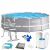 Intex Prism Frame premium metal frame pool set with filter pump and ladder