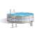 Intex Prism Frame Premium Metal frame pool 366x99cm with water rotator, ladder (26716NP) 126420075