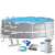 Intex Prism Frame Premium Metal frame pool 366x99cm with water rotator, ladder (26716NP) 126420075