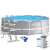 Intex Prism Frame Premium Metal frame pool 366x99cm with water rotator, ladder (26716NP) 126420075