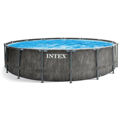 Intex Greywood Prism Frame Medence szett, 457x122cm, vízforgató, létra, alátét, takaró, (26742NP)