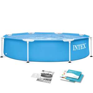 Intex Metal Frame Pool cu cadru metalic 244x51cm (28205NP) 95018735 Piscine si jocuri de plaja