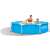 Intex Metal Frame Pool, 244x51cm, blue, round, above ground, with people swimming
