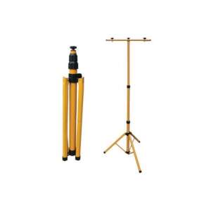 Stativ galben pentru două proiectoare LED, înălțime 157 cm - Construcții și renovări